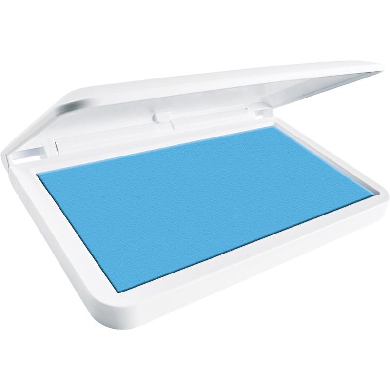 Colop Make 1 Stamp Pad in Calm Blue (90x50mm) with quick-drying, non-toxic ink for vibrant, clear impressions.