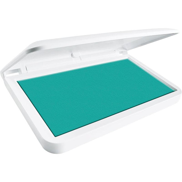 Fresh Mint 90x50mm stamp pad with quick-drying, non-toxic ink for vibrant, clean impressions in crafting and stamping projects.