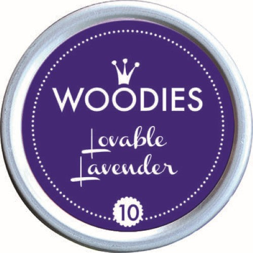 Colop Woodies 38mm stamp pad in Lovable Lavender, perfect for vibrant impressions in crafting and DIY projects.