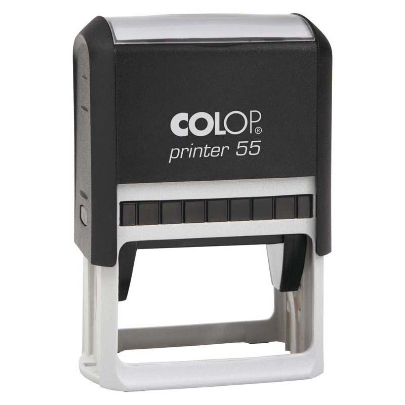 Black self-inking stamp with a 40x60mm area for customizable, professional impressions in offices and schools.