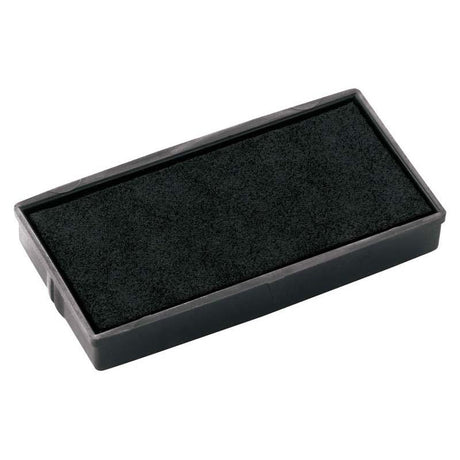 Colop Stamp Pad E30 in black, 18x47mm, for precise stamping with self-inking stamps, ideal for crafting and business use.