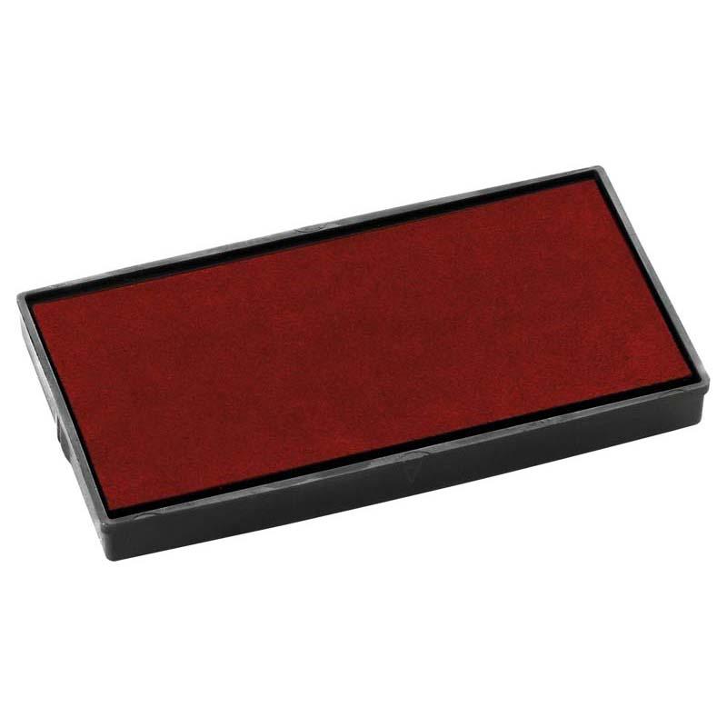 Colop E50 Red Stamp Pad, 30x69mm, ideal for clear, vibrant impressions with self-inking stamps for various applications.