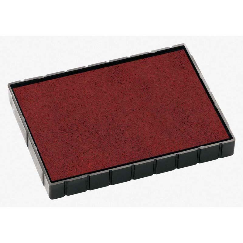 Colop Stamp Pad E55 in vibrant red, 40x60mm, ensures clear, crisp impressions for personal and professional use.