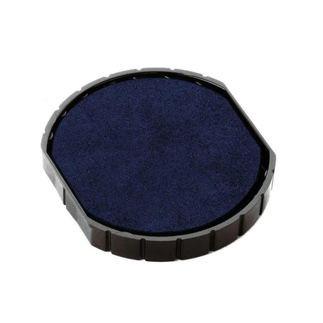 Colop E/R40 Round Blue Stamp Pad, 40mm, vibrant ink for clear prints, durable and refillable for professional use.