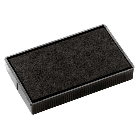 Colop Stamp Pad E200 in black, 24x45mm, ideal for vibrant, consistent impressions with self-inking stamps.