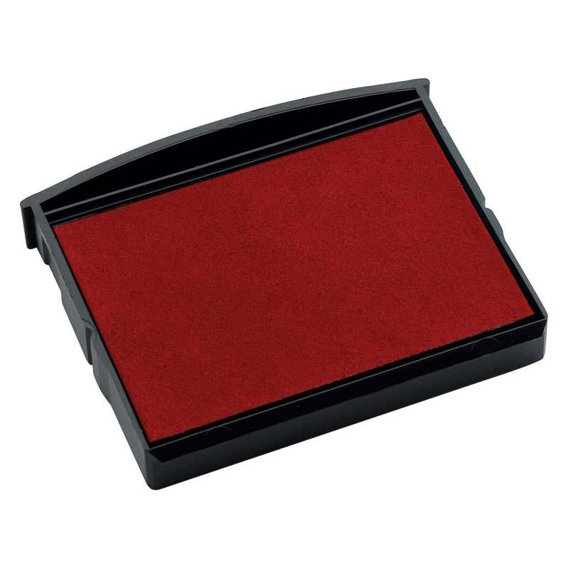 Colop Stamp Pad E/2100 in red, 24x41mm, ideal for vibrant self-inking stamps, ensuring crisp, clear impressions.