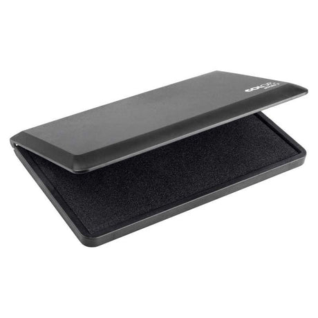 Colop Stamp Pad Micro-3 Black, 90x160mm, perfect for crisp impressions on labels and documents in both casual and business settings.