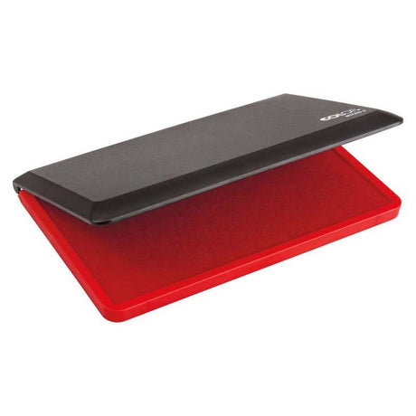 Colop Stamp Pad Micro-3 in vibrant red, 90x160mm, perfect for clean, vibrant stamping in crafts and office supplies.