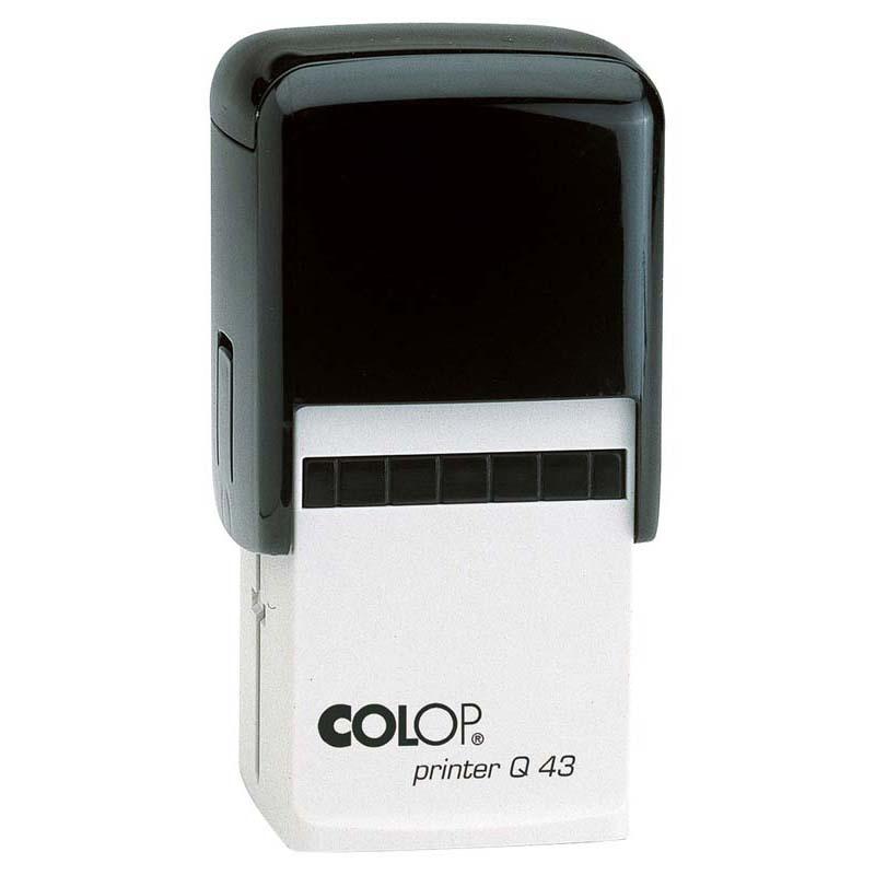 Colop Stamp Printer Q43 Black 43x43mm