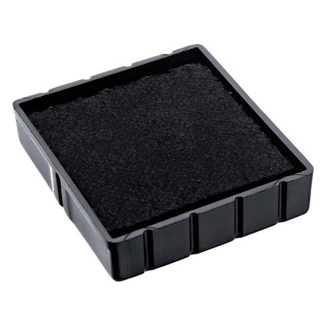 Black Colop Stamp Pad E/Q24, 24x24mm, designed for crisp, vibrant impressions with self-inking stamps, ideal for crafting and office use.