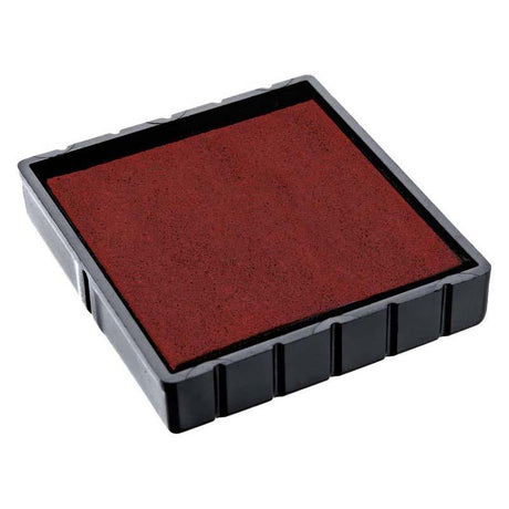 Colop Stamp Pad E/Q30 in vibrant red, 30x30mm, perfect for clear impressions with self-inking stamps.