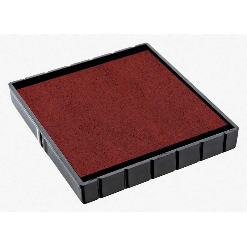 Colop Stamp Pad E/Q43 in red, 43x43mm, ideal for vibrant, clear stamping with Colop self-inking stamps.