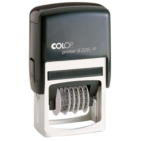 Colop Stamp Numberer S226/P, 10x27mm, perfect for precise numbering and marking, compatible with various ink pads.