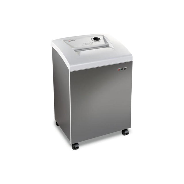 Dahle 706 P7 heavy-duty cross-cut shredder with 60L capacity, shredding 5 sheets to 1x4.7mm for high-security document destruction.