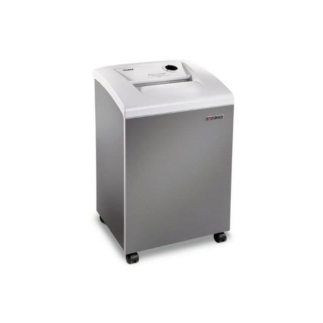 Dahle 710 P7 100L Cross-Cut Shredder with 100L capacity, shreds up to 5 sheets into security level 7 particles, mobile design.