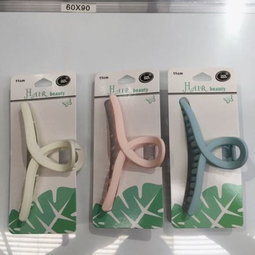 Set of 12 pastel hair clips, each 11cm long, perfect for styling and adding color to any hair type and occasion.