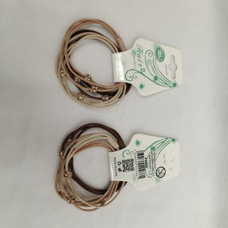 Vibrant assorted hair ties (36pcs) for comfortable styling in various colors, ideal for all hair types and occasions.