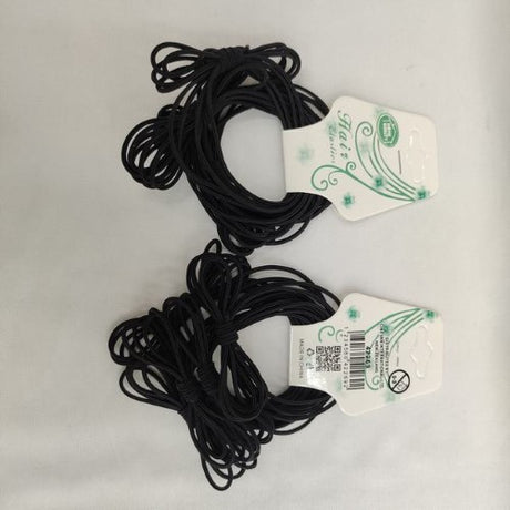 Black hair ties (36pcs) for secure styling; durable, gentle grip for all hair types, perfect for any occasion.
