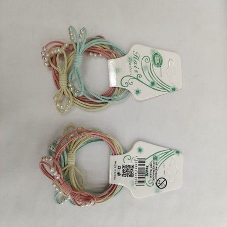 Colorful and stretchy assorted hair ties (36pcs) that offer reliable hold for all hair types without damage.