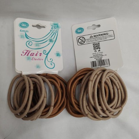 Natural hair ties pack of 240, durable and flexible for all hair types, perfect for various hairstyles without damage.