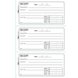 Collins Cash Receipt A5 triplicate pads, 50 leaves, carbon-free, 210x148mm, ideal for efficient transaction record-keeping.