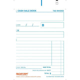 Rediform cash sale book with duplicate receipts, 50 leaves, self-carbonated, modern layout for easy documentation.