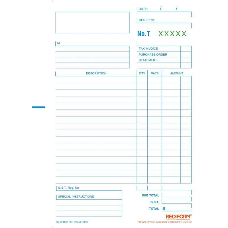 Rediform Multipurpose Triplicate Book with 50 self-carbonating leaves, ideal for organized documentation and seamless record-keeping.