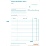 Rediform Purchase Order Duplicate Book with 50 self-carbonated leaves for clear, efficient order management.