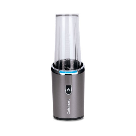 Cuisinart Cordless Blender features a sleek design, rechargeable battery, and powerful blades for versatile blending on the go.