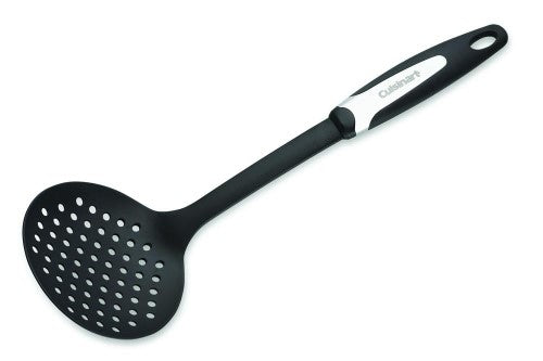 Cuisinart Soft Touch Skimmer in nylon, ideal for skimming broth, draining pasta, with a comfortable soft-grip handle.