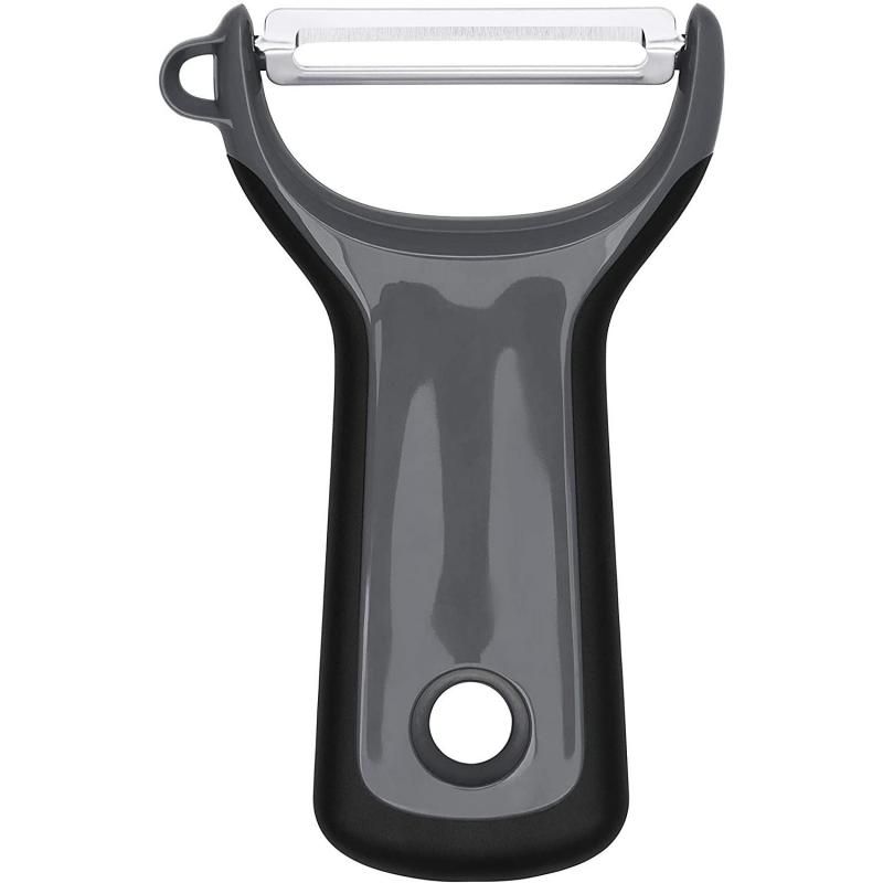 OXO Good Grips Prep Y-Peeler with a rustproof stainless steel blade and ergonomic non-slip handle for effortless peeling.