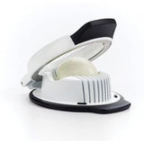 OXO Good Grips Egg Slicer for uniform hard-boiled egg slices; features non-slip base and easy cleanup.