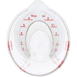 Mini OXO Good Grips Angled Measuring Cup with easy-to-read markings for precise liquid and dry ingredient measurements.