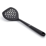 OXO Good Grips Nylon Round Turner with broad surface, non-slip grip, and heat resistance, perfect for flipping pancakes, burgers, and more.