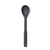 Versatile OXO Good Grips Silicone Slotted Spoon for straining, stirring, and serving with a non-slip handle and heat-resistant design.