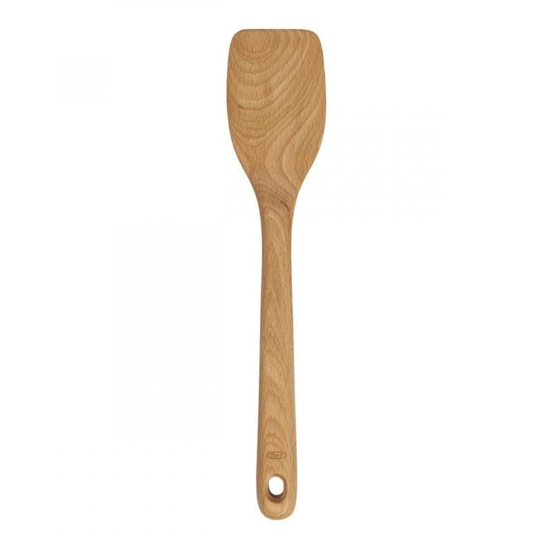 OXO Good Grips 3-Piece Turner Set featuring slotted, traditional turners, and sauté paddle made from durable beechwood.