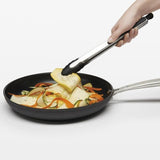 OXO Good Grip Tongs with nylon head, 12 inches, designed for nonstick cookware, featuring soft grips and heat resistance.