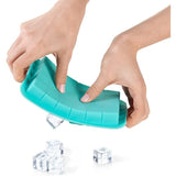 OXO Good Grips Covered Ice Cube Tray in flexible silicone, creating 48 small cubes; includes a lid to prevent freezer odors.