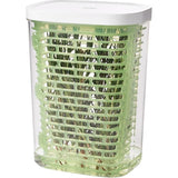 Large OXO Good Grips Greensaver Herb Keeper with hinged basket, water reservoir, and 360-degree airflow for fresh herbs.