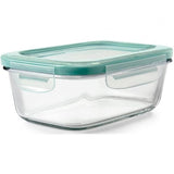 Leak-proof 0.8L OXO Good Grips rectangular container with durable, BPA-free design, perfect for food storage and meal prep.