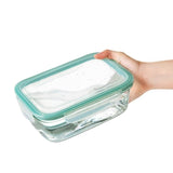 OXO Good Grips Smart Seal Rectangular Container (1.8L) - durable, leak-proof glass food storage with stacking design and easy cleaning.