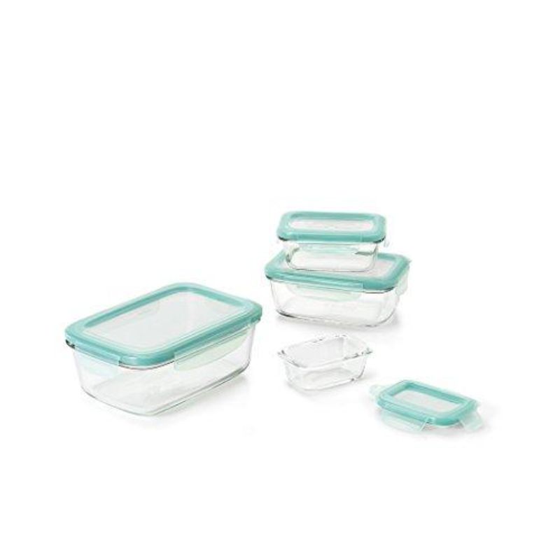 OXO Good Grips Smart Seal Glass Rectangular Containers | Set Of 4