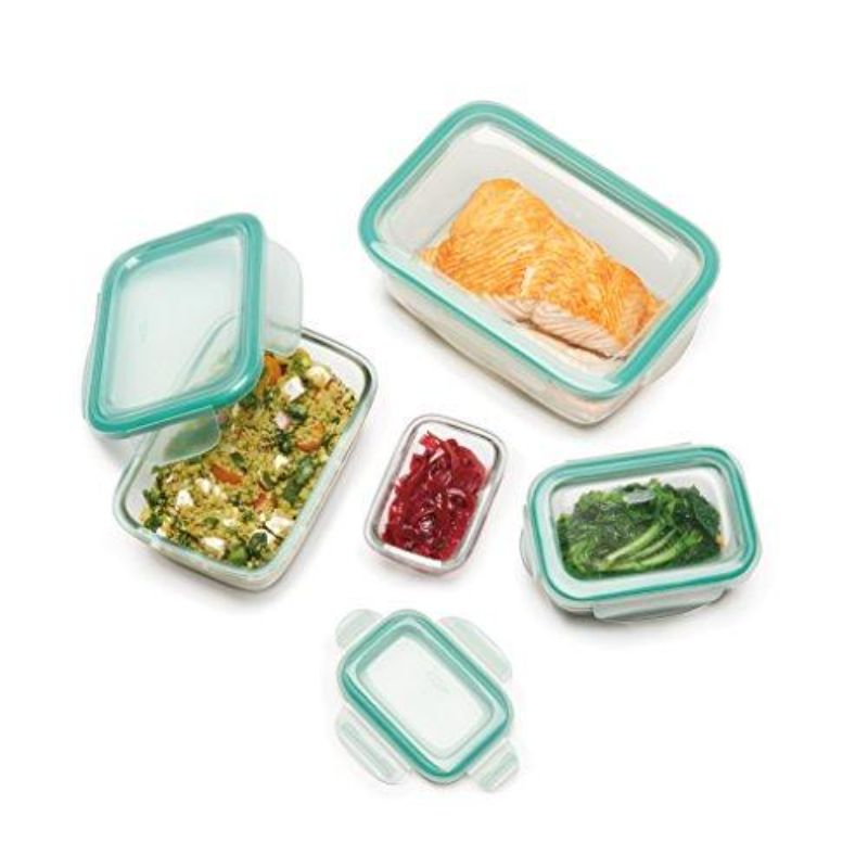 OXO Good Grips Smart Seal Glass Rectangular Containers | Set Of 4