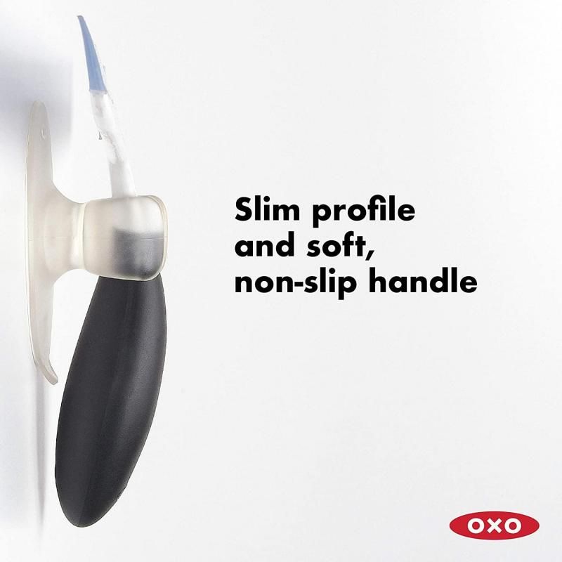 OXO Good Grips ALL-PURPOSE Squeegee with flexible blade and non-slip handle for streak-free cleaning on various surfaces.