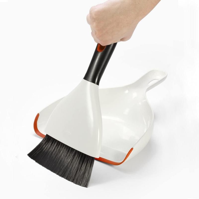 OXO Good Grips Dustpan & Brush Set features a whisk-broom design and ergonomic handle for effortless, efficient cleaning.