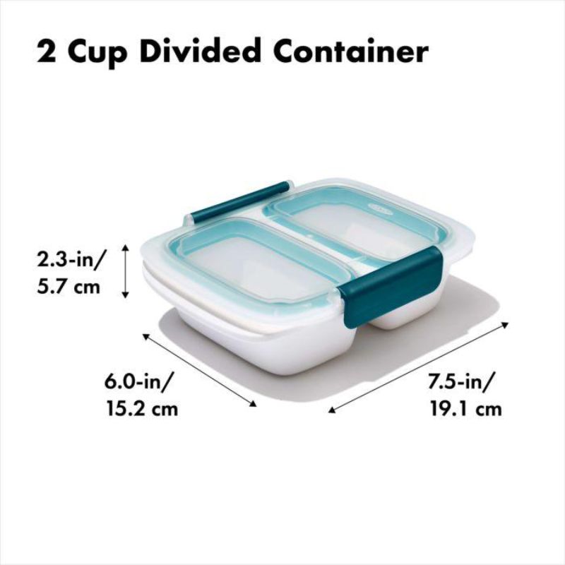 OXO Good Grips Prep & Go Divided Container | 0.4L