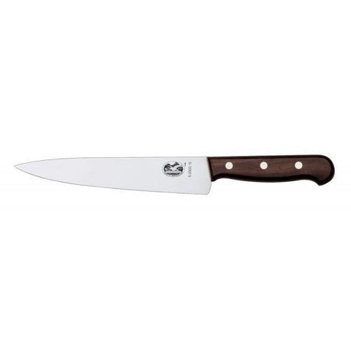 Victorinox 15cm utility wood carving knife with ergonomic handle for precise cutting of meats and vegetables.