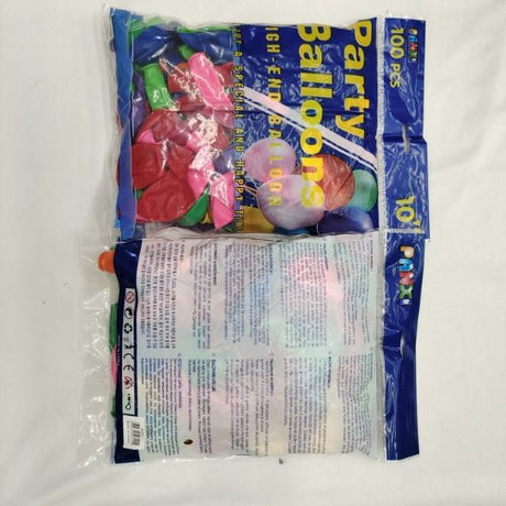 Colorful balloon bundle with 1200 eco-friendly latex balloons, perfect for vibrant party decorations and celebrations.