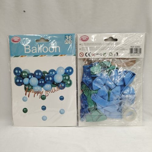 Colorful 36-piece balloon garland set for vibrant party decorations and memorable backdrops for any occasion.