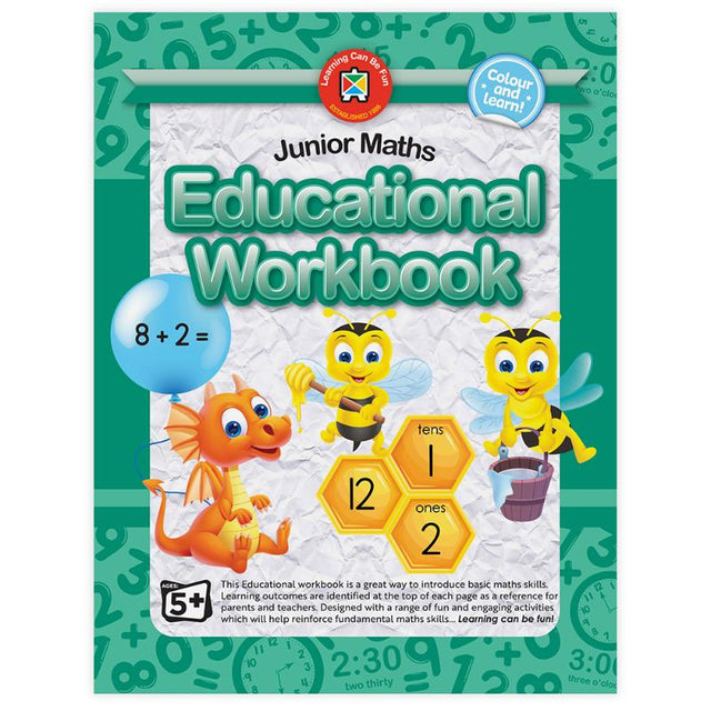 Educational workbook for kids focusing on basic maths skills with engaging activities and clear learning outcomes.